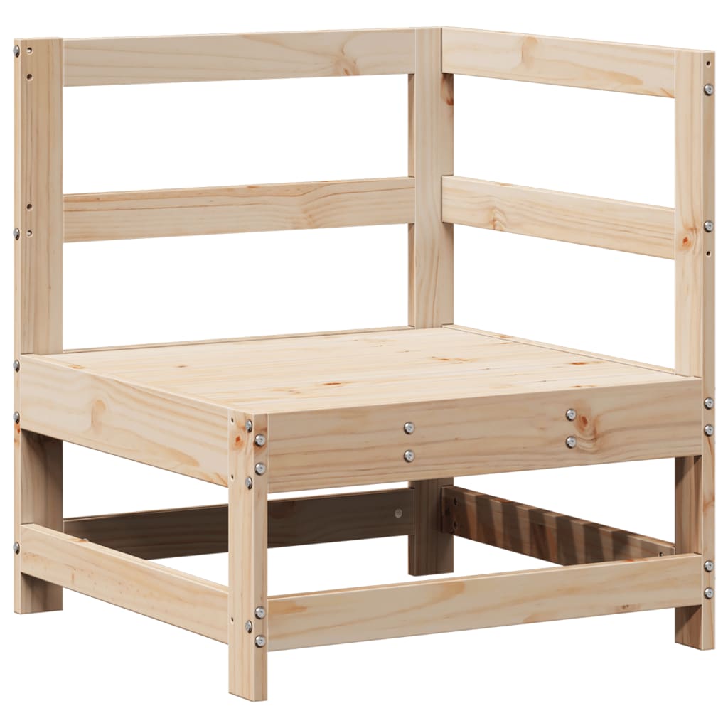 vidaXL 3-delige Loungeset massief grenenhout