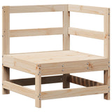 vidaXL 3-delige Loungeset massief grenenhout