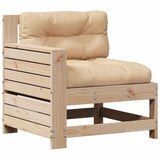 vidaXL 5-Piece Lounge Set with Cushions Solid Pine Wood