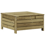 vidaXL 7-delige Loungeset met kussens massief grenenhout