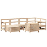 vidaXL Ensemble de salon 7 personnes massief grenenhout
