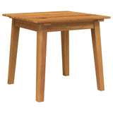 vidaXL Tuinstoelen met Tafel 3 pcs Zwart Massief Acacia Hout