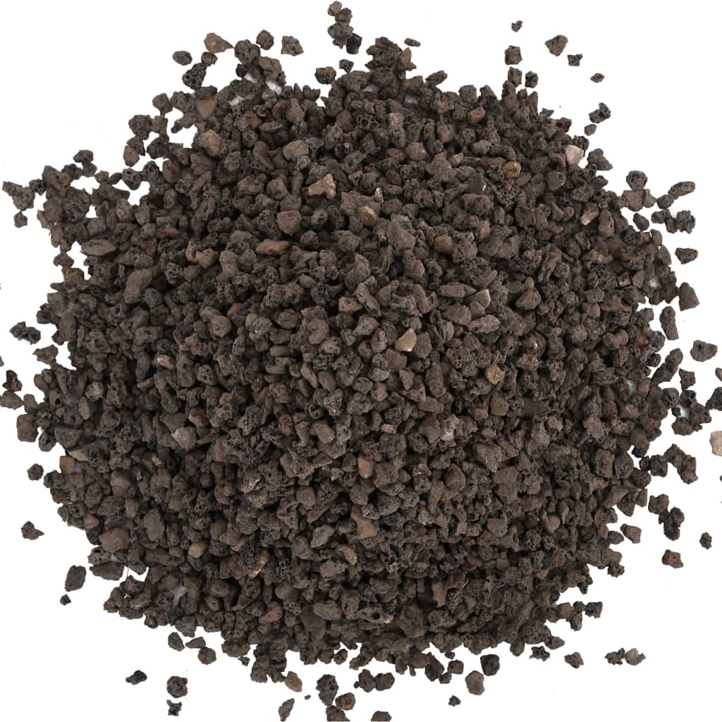 vidaXL Basalt Gravel 25 kg 5-8 mm Black