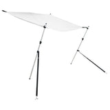 vidaXL Schaduwdoekset T-top 170x170x(113-182,5) cm wit