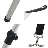 vidaXL Schaduwdoekset T-top 170x170x(113-182,5) cm wit