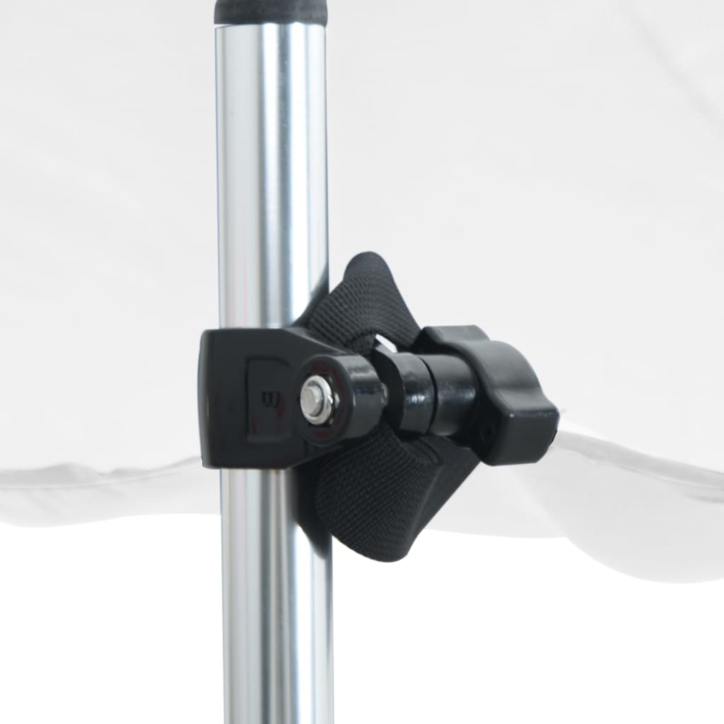 vidaXL Schaduwdoekset T-top 170x170x(113-182,5) cm wit