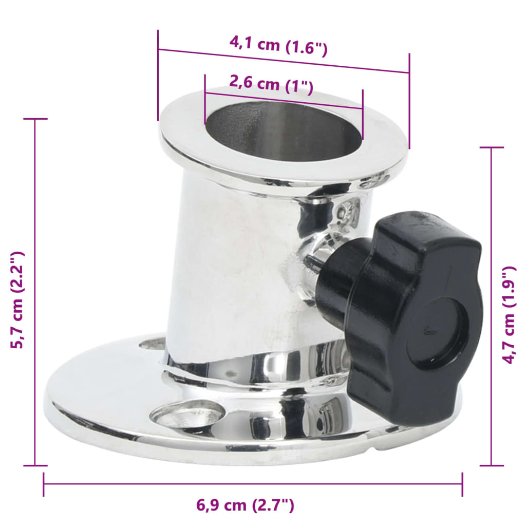 vidaXL Schaduwdoekset T-top 170x170x(113-182,5) cm wit