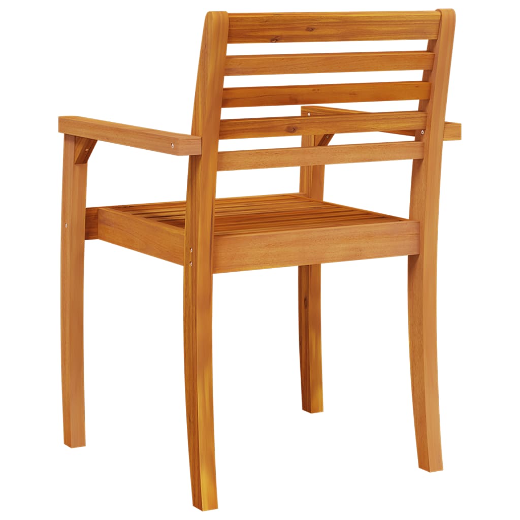 vidaXL Tuinstoelen 4 st 59x55x85 cm massief acaciahout