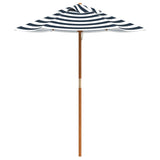 vidaXL Parasol pour enfants avec mât en bois Ø120x140 cm