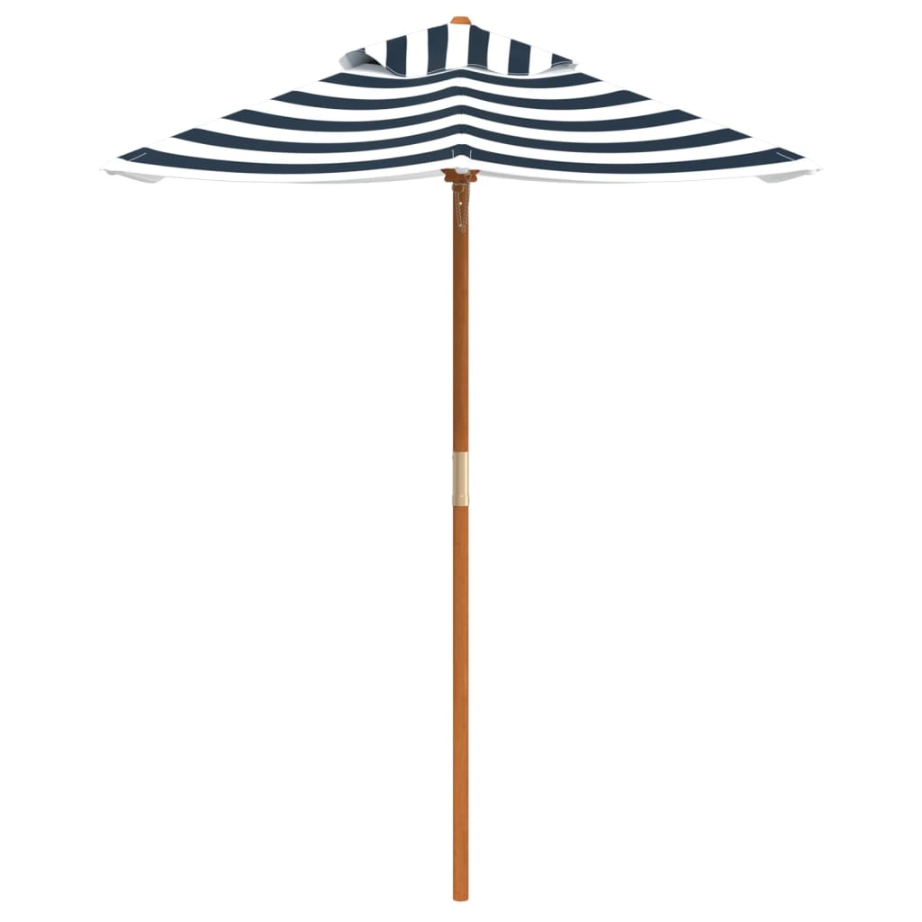 vidaXL Parasol pour enfants avec mât en bois Ø120x140 cm