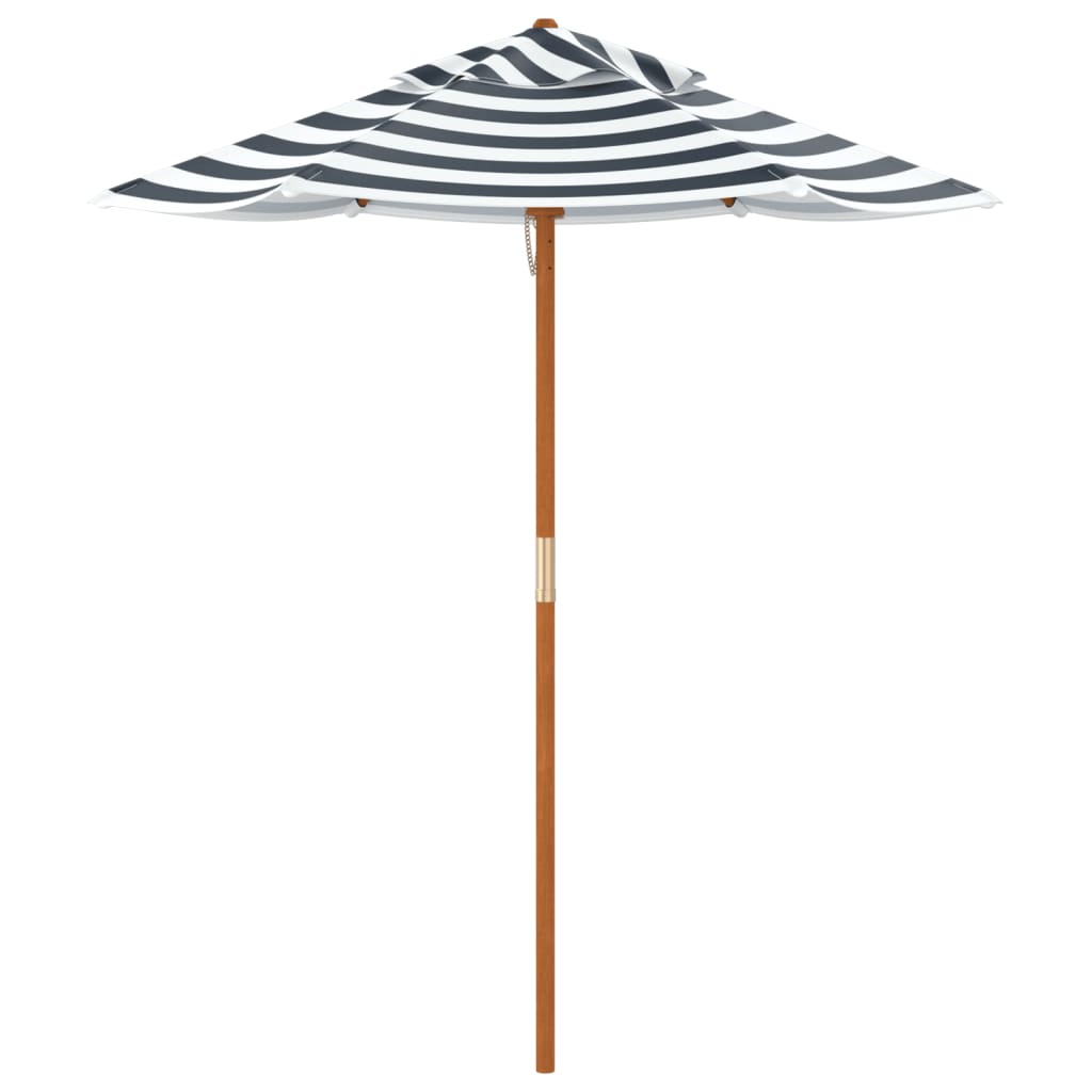 vidaXL Parasol pour enfants avec mât en bois Ø120x140 cm