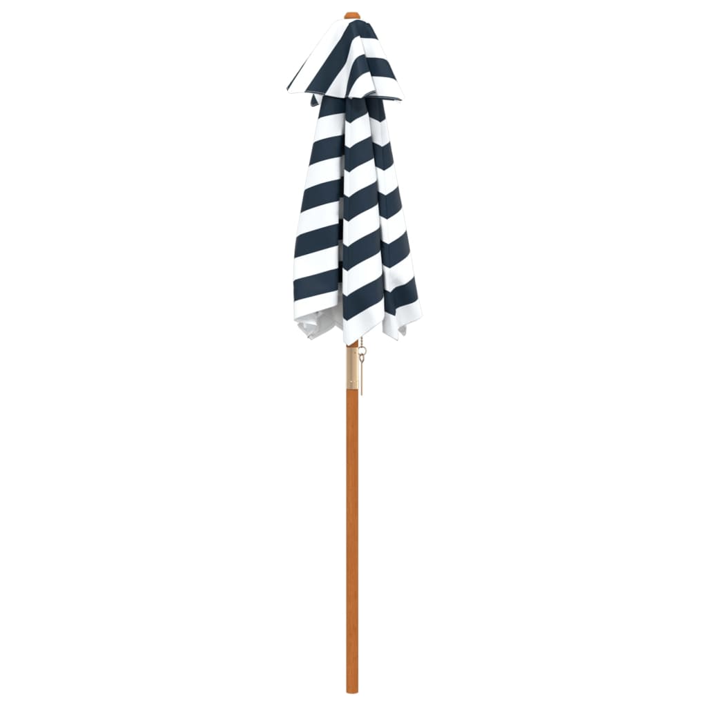 vidaXL Parasol pour enfants avec mât en bois Ø120x140 cm