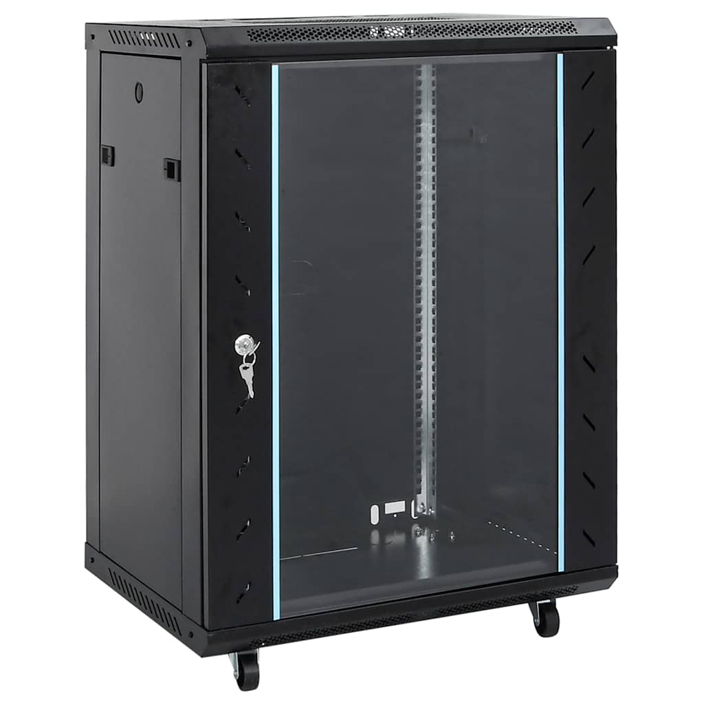 vidaXL 15U Network Cabinet with Swivel Legs 19" IP20 60x45x86 cm