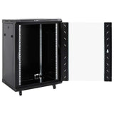 vidaXL 15U Network Cabinet with Swivel Legs 19" IP20 60x45x86 cm