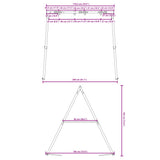 vidaXL Schommelframe voor buiten B 156 x H 185 cm