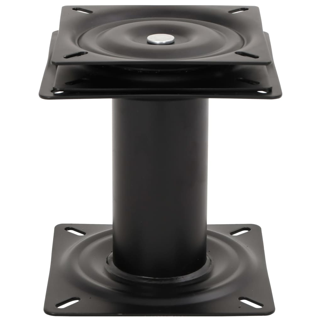 vidaXL Bootstoelpoot met 360° draaiplateau staal