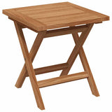 vidaXL Ligbed met kussen Bruin 195 x 59 x 78,5 cm Massief Teakhout