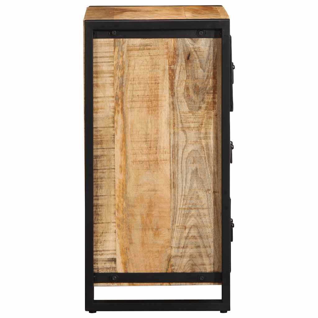 vidaXL Ladekast 50x35x70 cm massief ruw mangohout