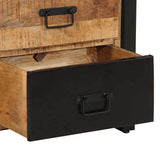 vidaXL Ladekast 50x35x70 cm massief ruw mangohout