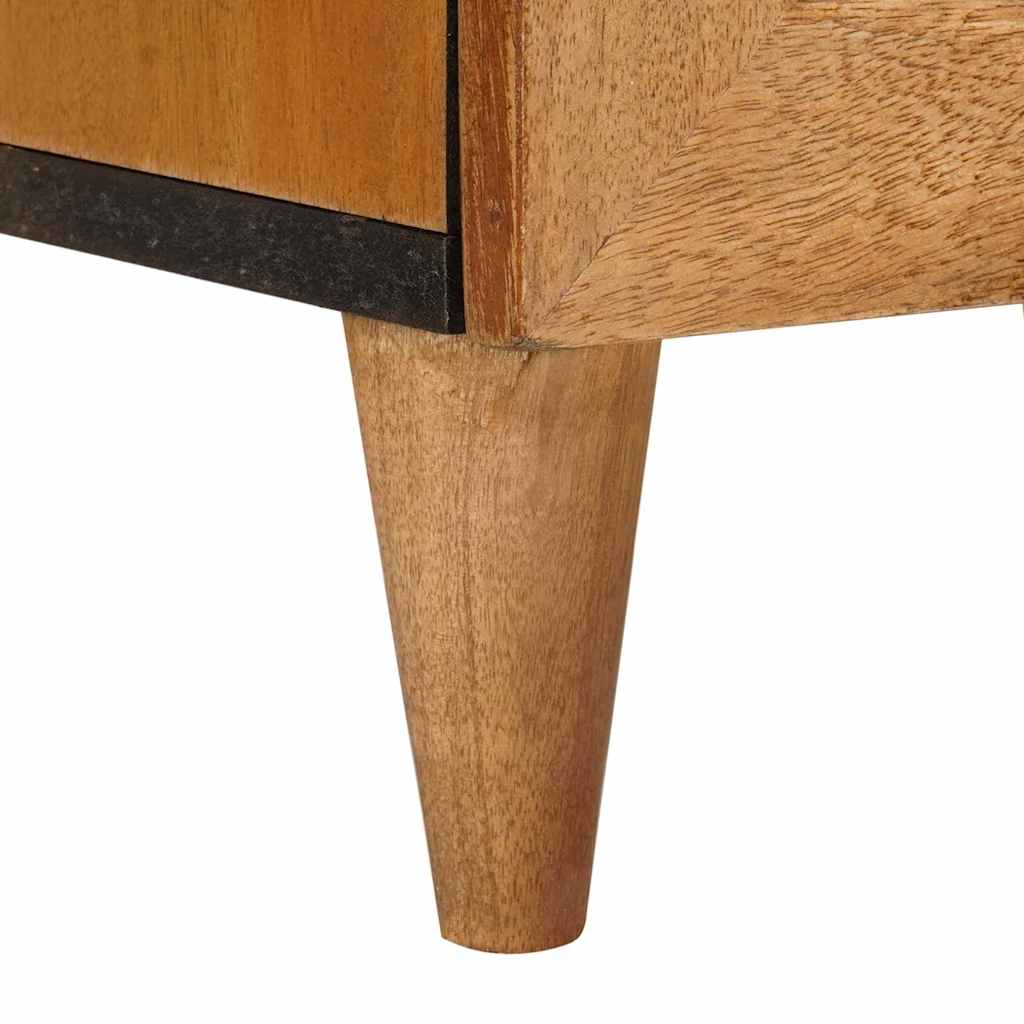 vidaXL Badkamermeubel Set met lade met plank 5 pcs Bruin Bewerkt hout