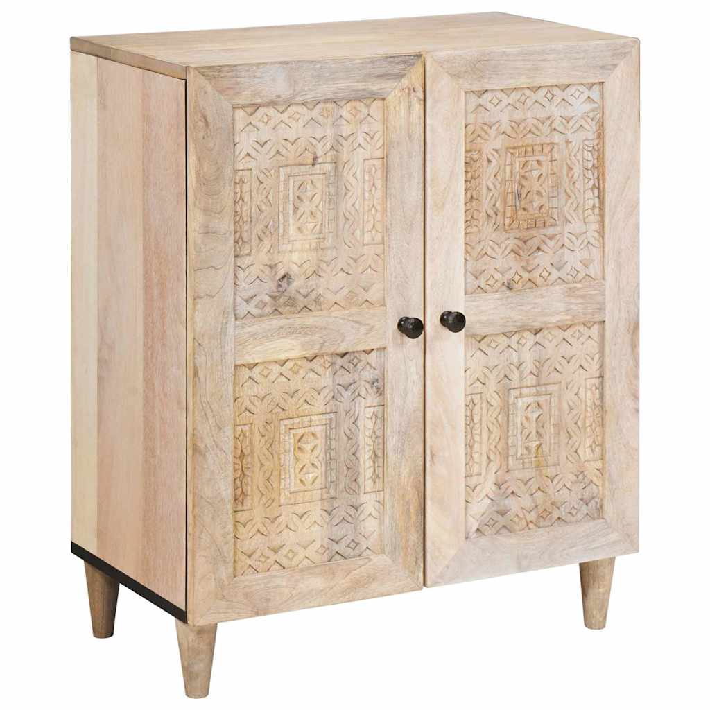 vidaXL Dressoir 3 pcs Wit 180 x 33,5 x 75 cm massief mangohout
