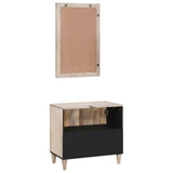 vidaXL Badkamermeubel Set met plank 2 pcs Bruin Bewerkt hout