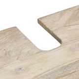 vidaXL Badkamermeubel Set met lade met plank 4 pcs Bruin Bewerkt hout
