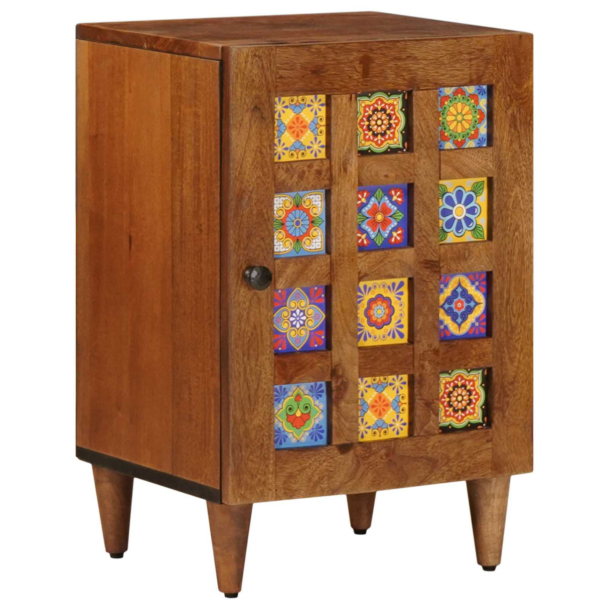 vidaXL Badkamermeubel Set 5 pcs Walnotenhout Massief Mango Hout
