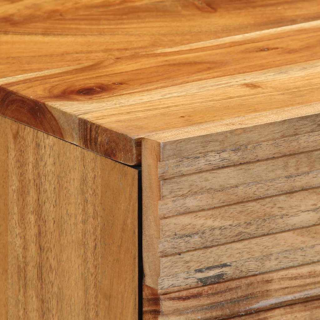 vidaXL Nachtkastje met lade Bruin 50 x 33 x 60 cm Massief acaciahout