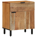 vidaXL Nachtkastje met lade Bruin 50 x 33 x 60 cm Massief acaciahout