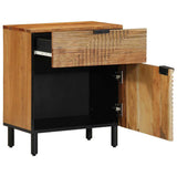 vidaXL Nachtkastje met lade Bruin 50 x 33 x 60 cm Massief acaciahout