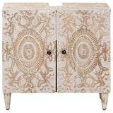 vidaXL Bathroom Basin Cabinet White 62 x 33 x 58 cm