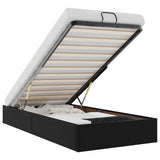 vidaXL Cadre de lit avec matelas d'art noir 80x200 cm