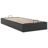 vidaXL Cadre de lit avec matelas d'art noir 80x200 cm