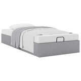 vidaXL Cadre de lit avec matelas 80x200 cm en tissu avec éclairage