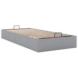 vidaXL Cadre de lit avec matelas 80x200 cm en tissu avec éclairage