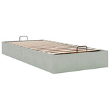 vidaXL Bed Frame without Mattress 80x200 cm Velvet Light Grey