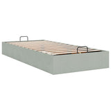 vidaXL Bed Frame without Mattress 80x200 cm Velvet Light Grey