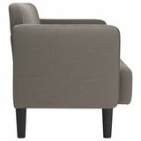 vidaXL Loveseat sofa 109 cm corduroy light grey