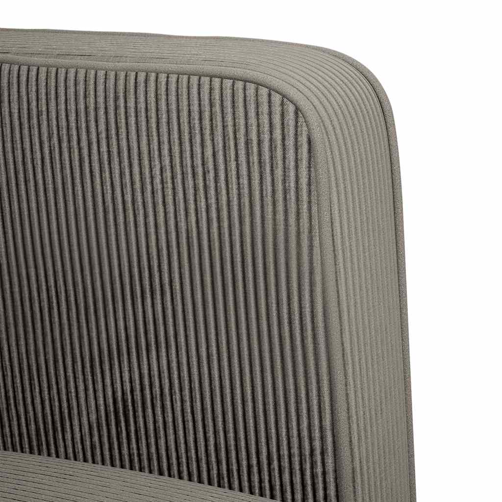 vidaXL Loveseat sofa 109 cm corduroy light grey