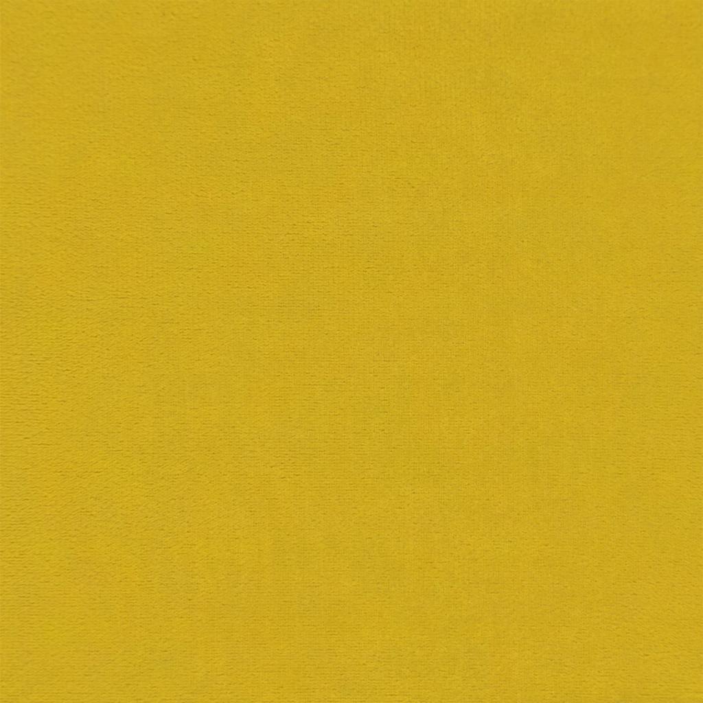 vidaXL Loveseat yellow 111 cm velvet