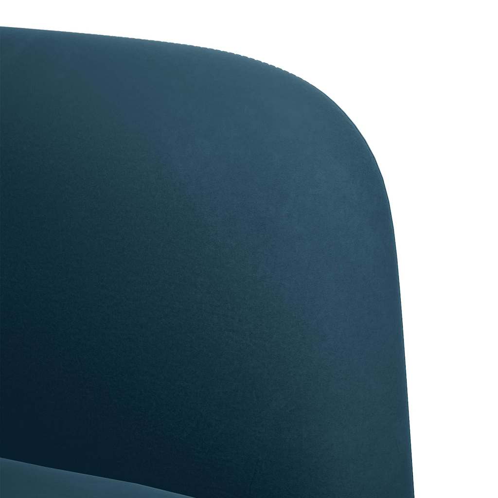 vidaXL Loveseat bank 109 cm fluweel blauw