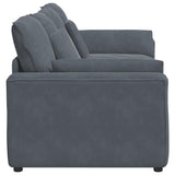 vidaXL Modulaire bank met kussens blauw