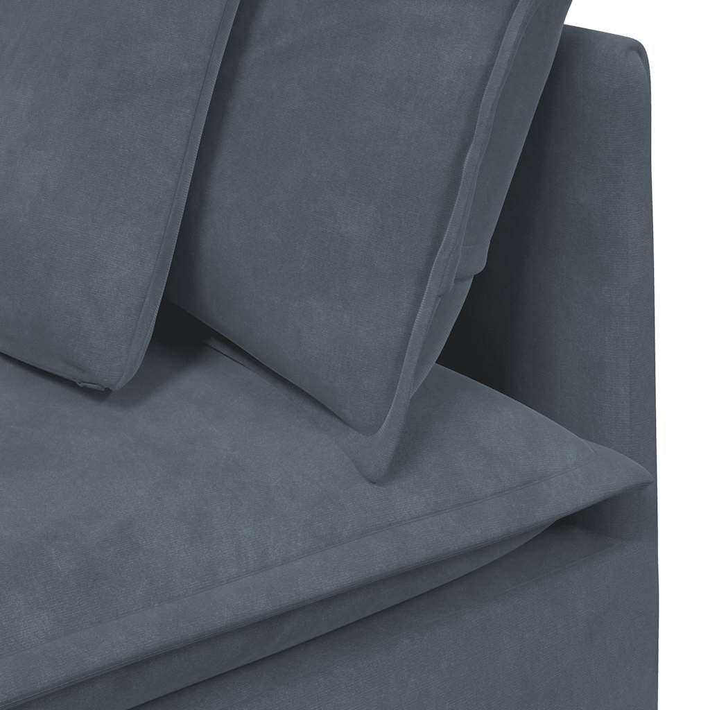 vidaXL Banque modulaire avec poignées d'éclairage à LED
