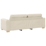 vidaXL Banque 2 pcs Beige 221 x 80 x 80 cm Linnenmix Stoffen