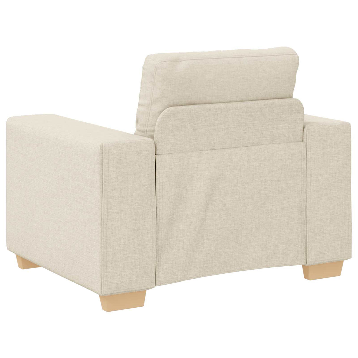 vidaXL Banque 2 pcs Beige 221 x 80 x 80 cm Linnenmix Stoffen