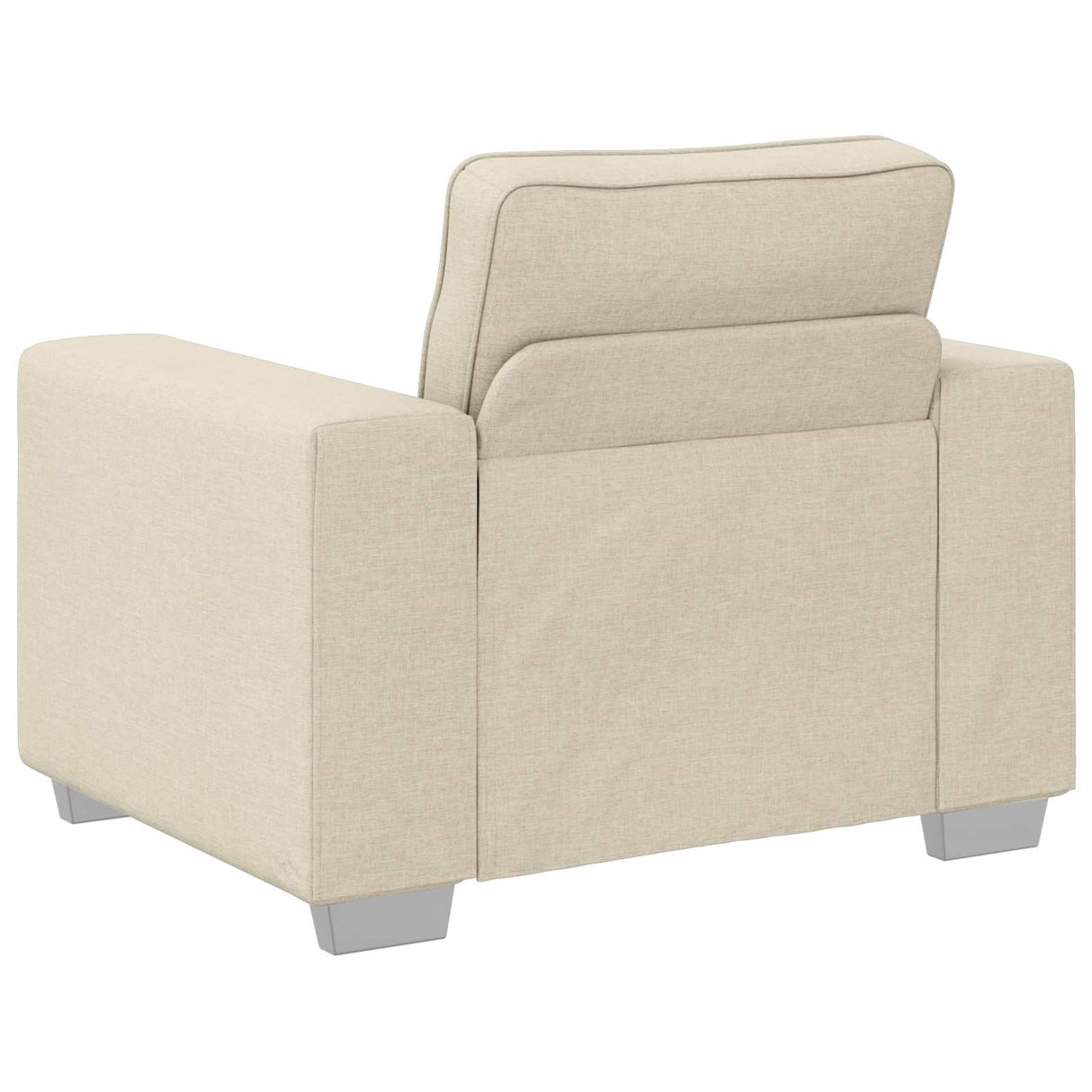 vidaXL Bank 3 pcs Beige 219 x 80 x 82 cm Linnenmix Stoffen