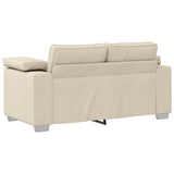 vidaXL Bank 3 pcs Beige 219 x 80 x 82 cm Linnenmix Stoffen