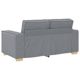 vidaXL Bank 3 pcs Lichtgrijs 220 x 80 x 84 cm Linnenmix Stoffen