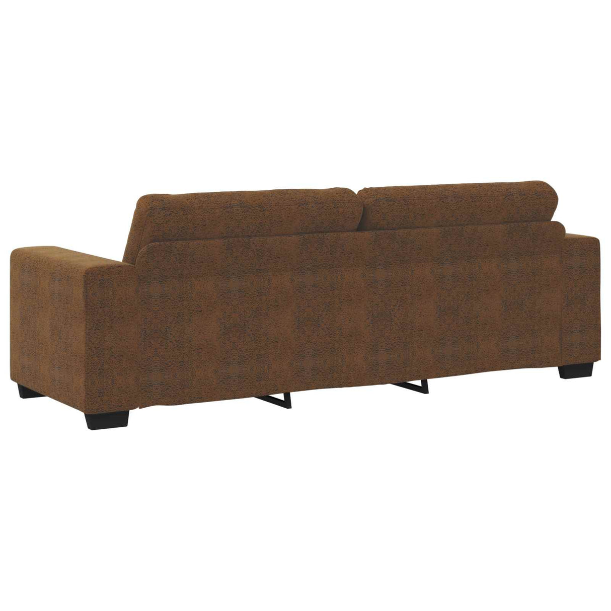 vidaXL Bank 3 pcs Bruin 221 x 80 x 80 cm Linnenmix Stoffen